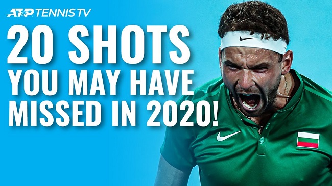 Невероятные удары на турнирах ATP в 2020 году (ВИДЕО)