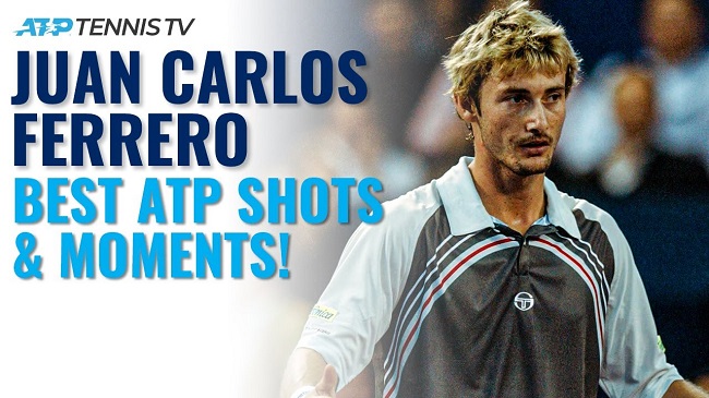 Лучшие удары и моменты Хуана Карлоса Ферреро на турнирах ATP (ВИДЕО)