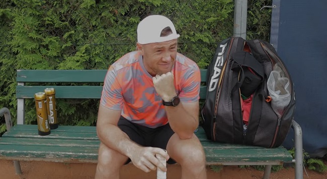 Илья Марченко рассказал, как испортить тренировку теннисисту (ВИДЕО)