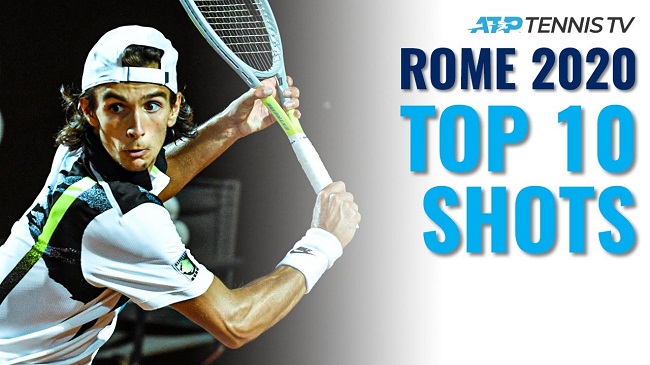 Десять лучших ударов от теннисистов на турнире в Риме (ВИДЕО)