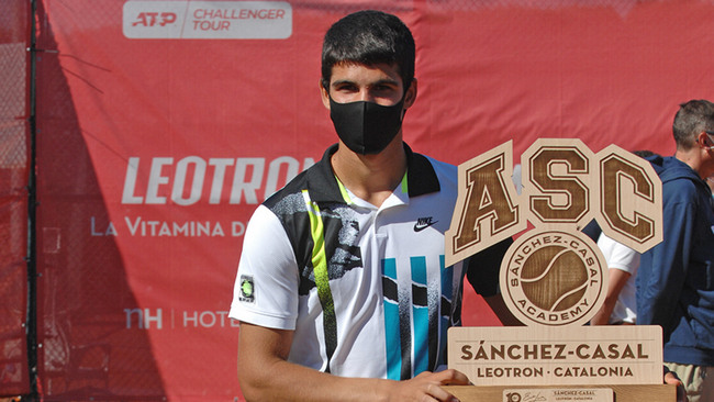 Барселона. 17-летний Карлос Алькарас выиграл второй турнир ATP Challenger Tour