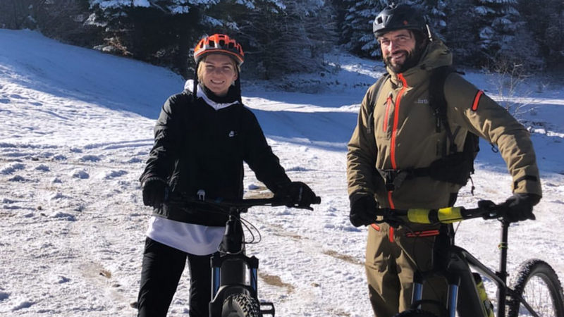 Симона Халеп показала свою прогулку на велосипеде в горах (ФОТО)