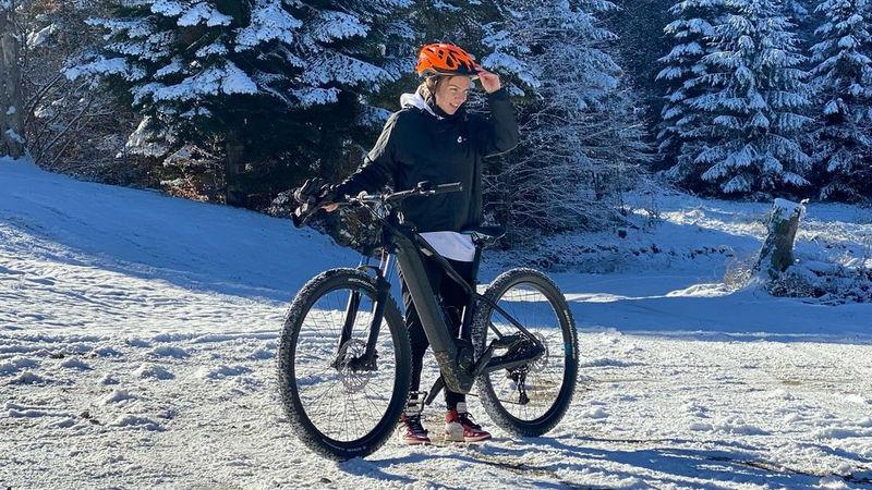 Симона Халеп показала свою прогулку на велосипеде в горах (ФОТО)