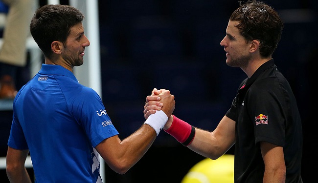 Полуфинал Джоковича и Тима на Итоговом турнире - лучший матч года в ATP