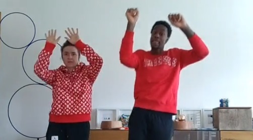 Свитолина и Монфис показали свой рождественский танец (ВИДЕО)