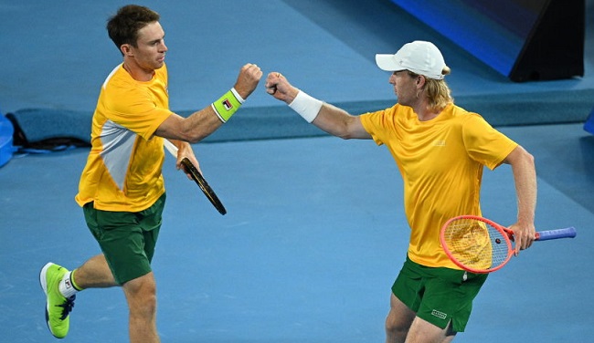 ATP Cup. Сборная Австралии в парной встрече обыграла Грецию