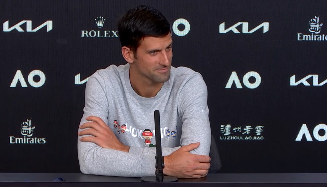 Новак Джокович: "Я не сильно нервничал перед первым матчем на Australian Open"