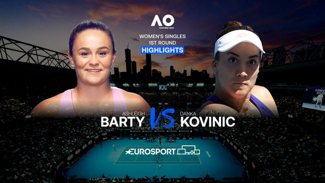 Обзор матча Эшли Барти - Данка Ковинич на Australian Open (ВИДЕО)