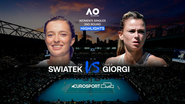 Обзор матча Ига Швёнтек - Камила Джорджи на Australian Open (ВИДЕО)