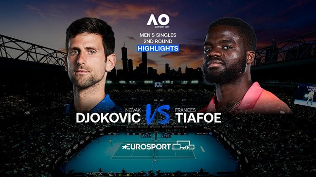 Обзор матча Новак Джокович - Фрэнсис Тиафо на Australian Open (ВИДЕО)