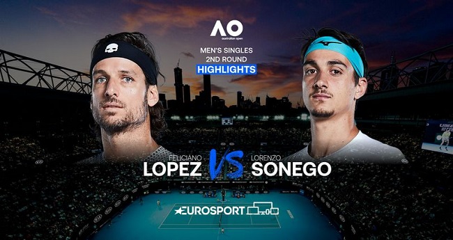 Обзор матча Фелисиано Лопес - Лоренцо Сонего на Australian Open (ВИДЕО)