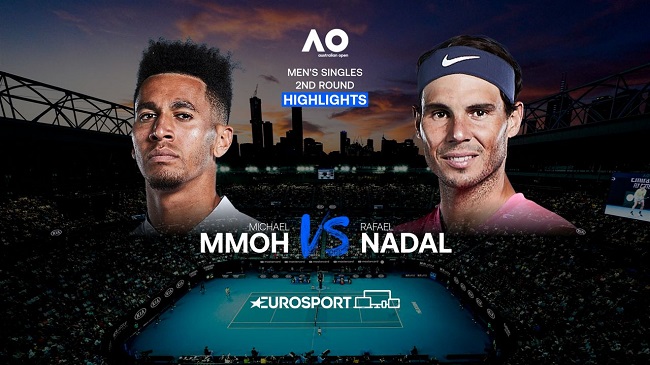 Обзор матча Рафаэль Надаль - Майкл Ммо на Australian Open (ВИДЕО)
