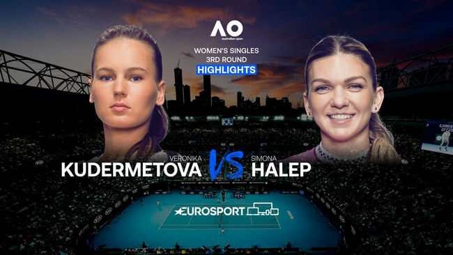 Обзор матча Вероника Кудерметова - Симона Халеп на Australian Open (ВИДЕО)