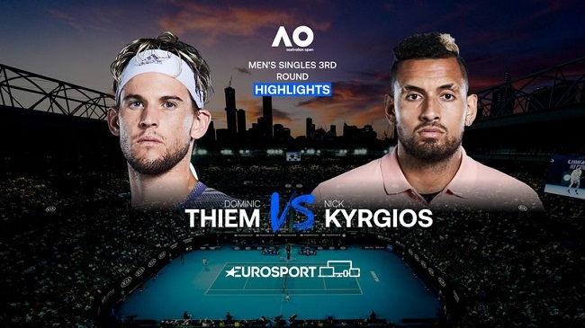 Обзор матча Доминик Тим - Ник Кириос на Australian Open (ВИДЕО)