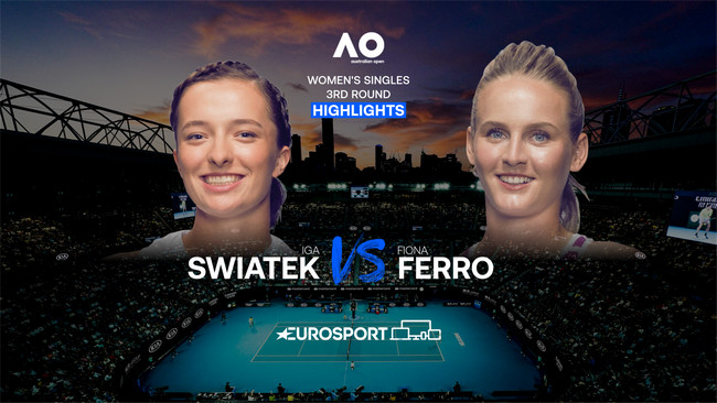Обзор матча Ига Швёнтек - Фиона Ферро на Australian Open (ВИДЕО)