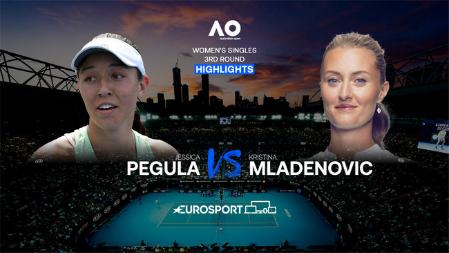 Обзор матча Джессика Пегула - Кристина Младенович на Australian Open (ВИДЕО)
