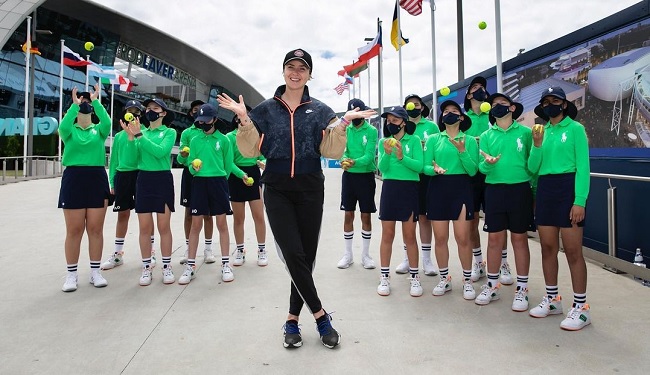 Элина Свитолина встретилась с болбоями на Australian Open