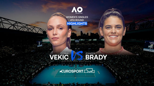 Обзор матча Донна Векич - Дженнифер Брэйди на Australian Open (ВИДЕО)
