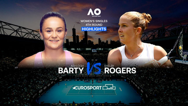 Обзор матча Эшли Барти - Шелби Роджерс на Australian Open (ВИДЕО)