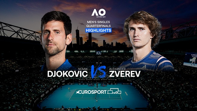 Обзор матча Новак Джокович - Александр Зверев на Australian Open (ВИДЕО)