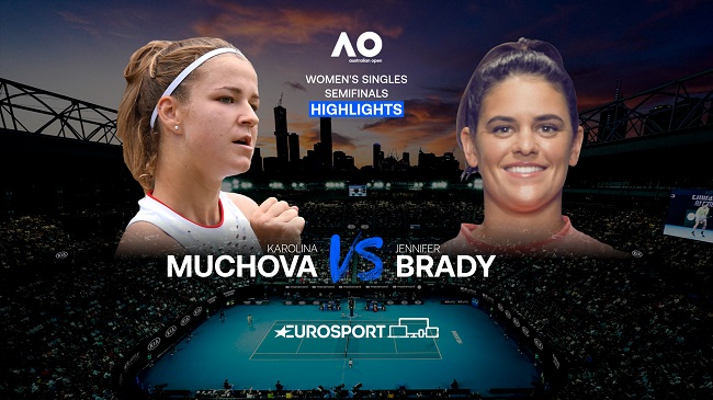 Обзор матча Дженнифер Брэйди - Каролина Мухова на Australian Open (ВИДЕО)