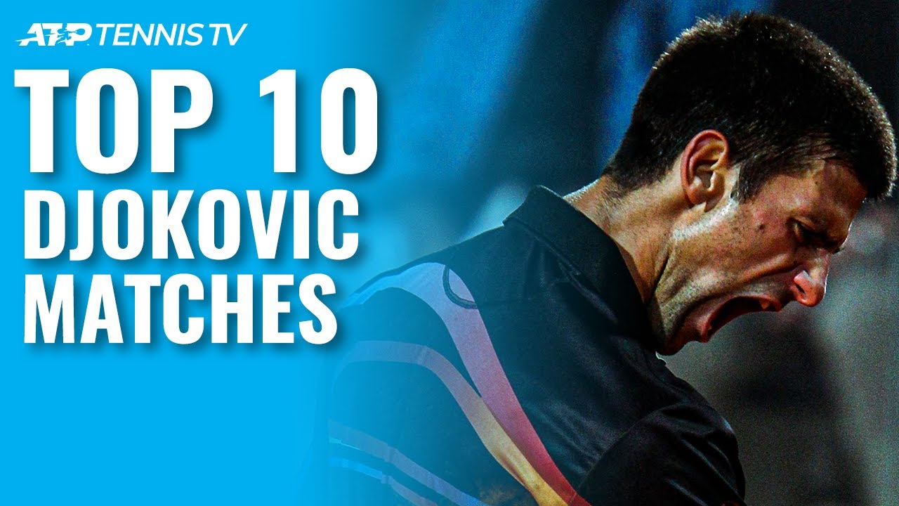 Десять лучших матчей Новака Джоковича в ATP (ВИДЕО)