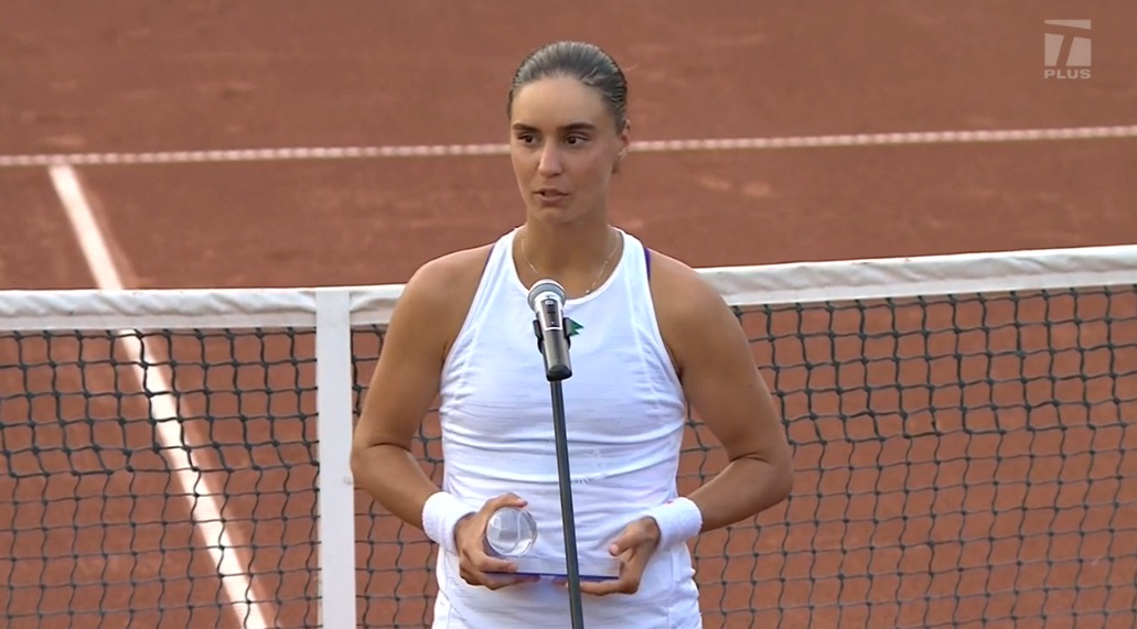 Ангелина Калинина: "Я довольна этой неделей в Будапеште, но в финале не смогла показать свой лучший теннис"