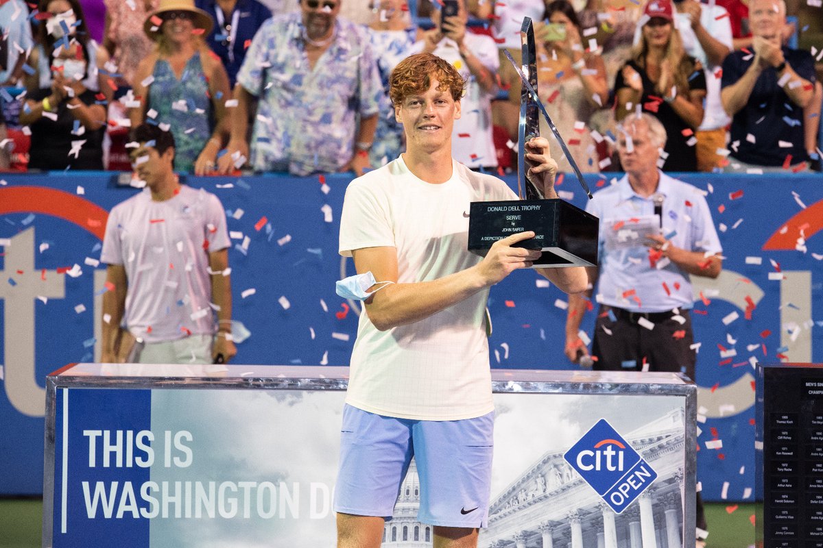 Вашингтон. Синнер выиграл третий титул и установил рекорд в ATP