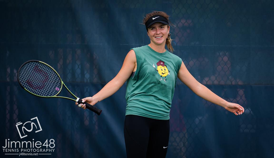 Элина Свитолина провела тренировку перед стартом на турнире в Цинциннати