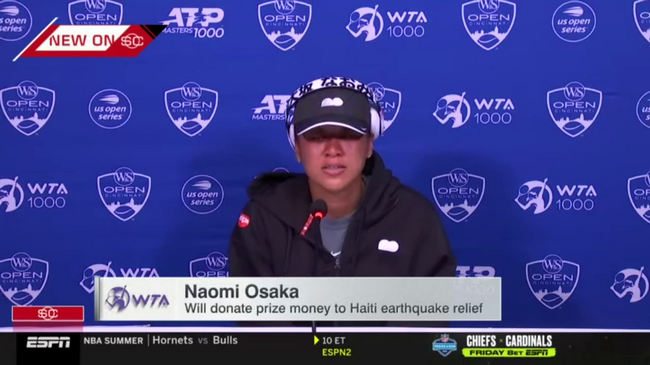 Осака расплакалась во время пресс-конференции на турнире в Цинциннати (ВИДЕО)