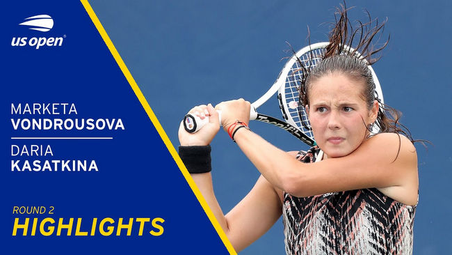 Обзор матча Маркета Вондроушова - Дарья Касаткина на US Open (ВИДЕО)