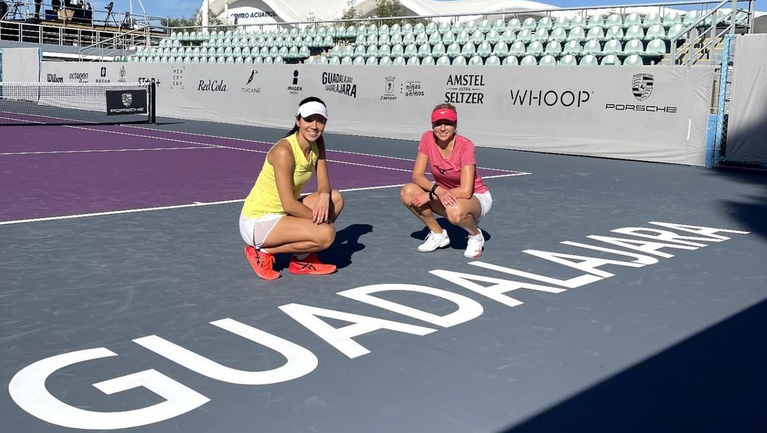 Киченок и Олару провели тренировку на WTA Finals