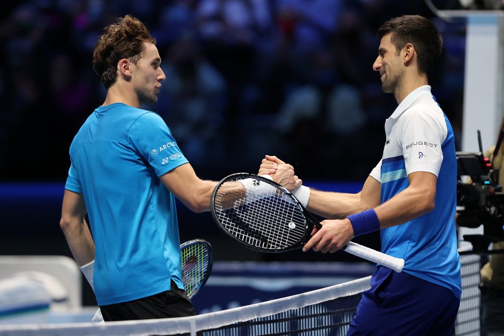 ATP Finals. Джокович и Зверев лидируют в своих группах по итогам первого круга