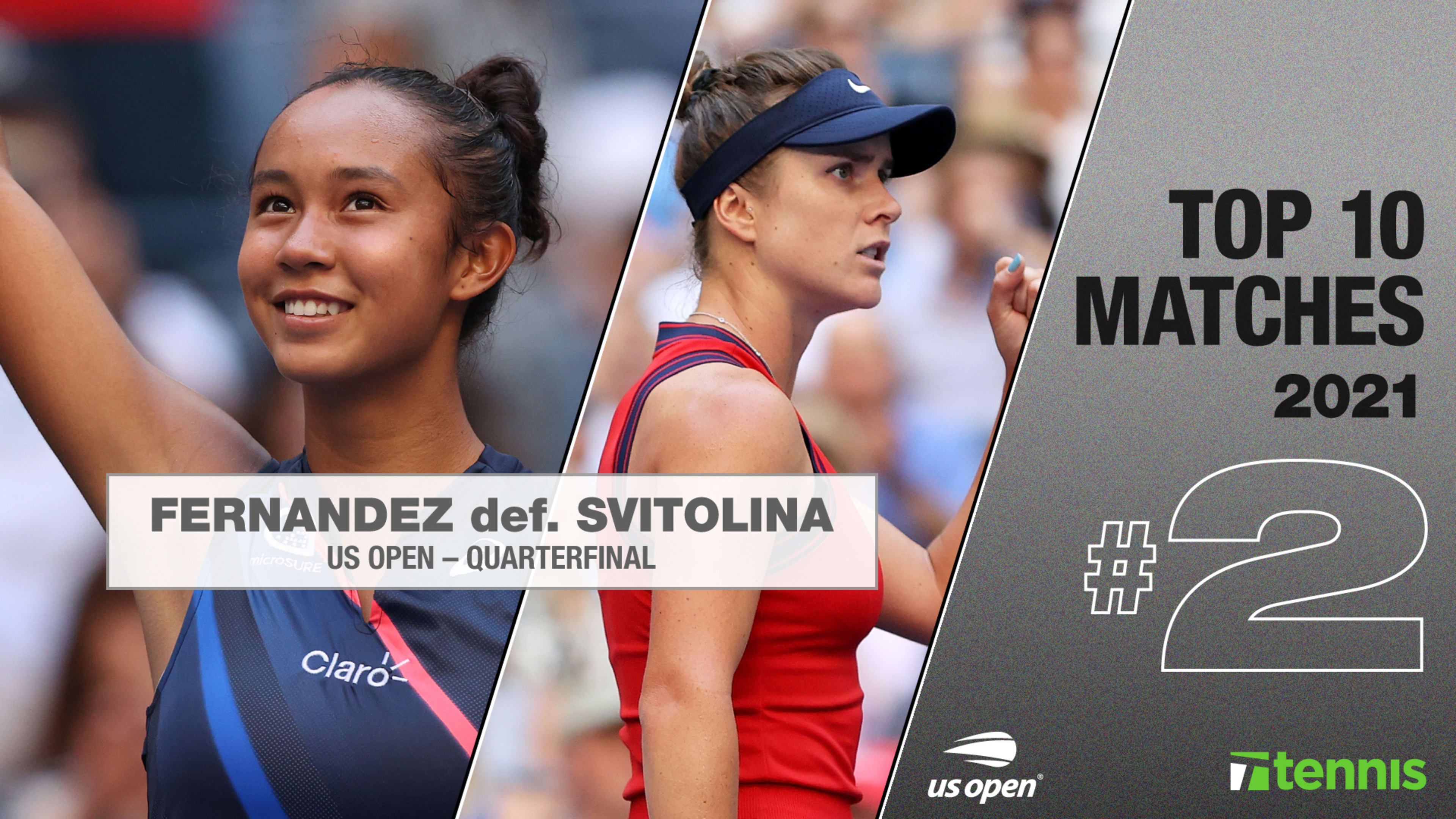Четвертьфинал Свитолиной против Фернандес попал в топ-10 лучших матчей сезона по версии портала Tennis