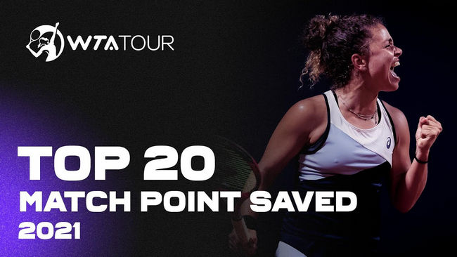 Топ-20 отыгранных матчболов сезона в WTA-туре (ВИДЕО)