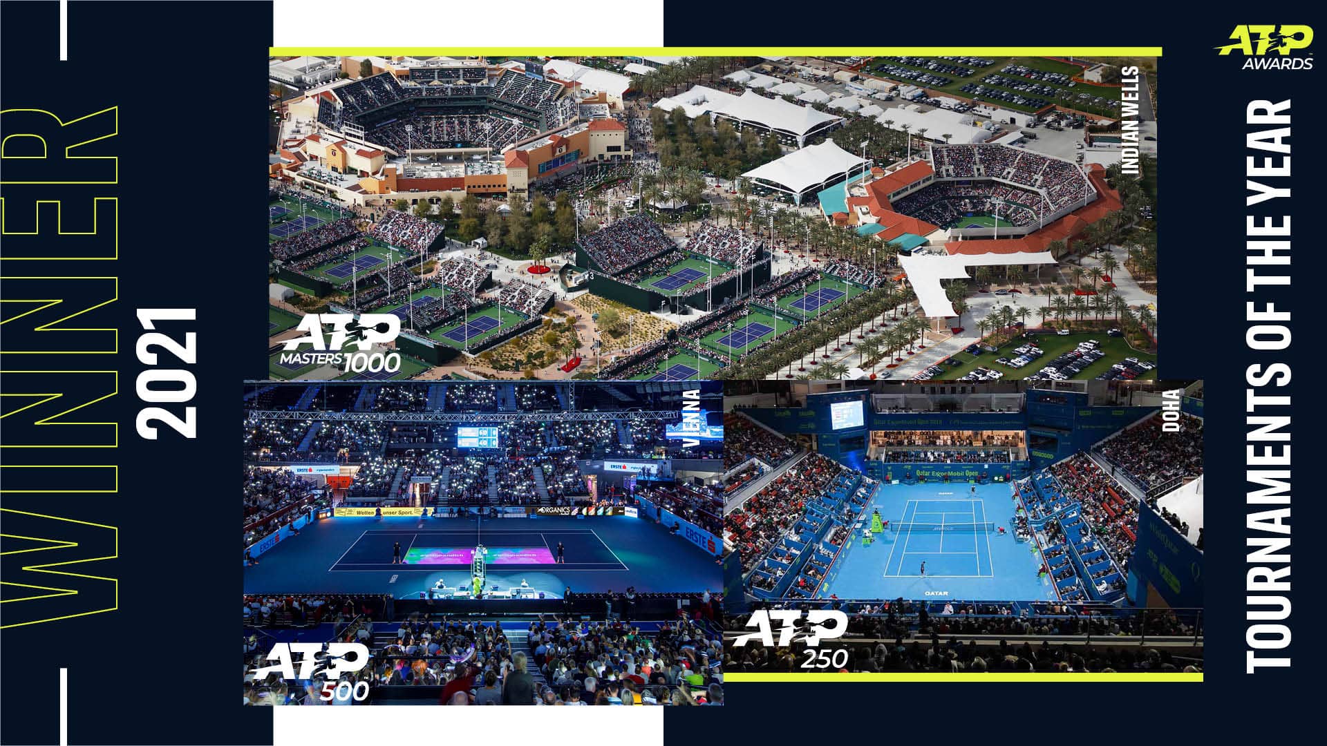 Теннисисты выбрали лучшие турниры года в ATP
