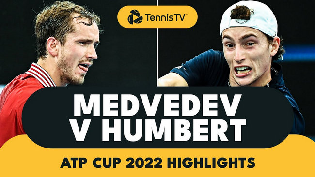 Поражение Даниила Медедева в эпичном противостоянии с Уго Умбером на ATP Cup (ВИДЕО)
