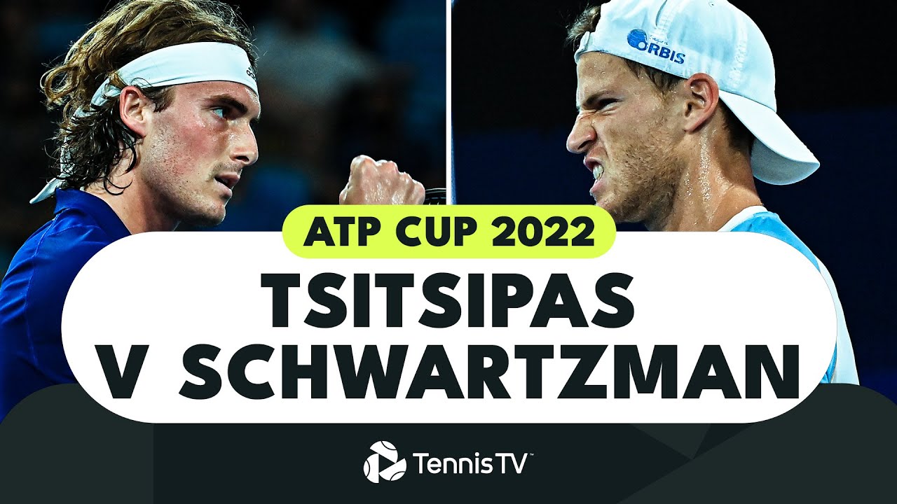 Обзор матча Стефанос Циципас - Диего Шварцман на ATP Cup (ВИДЕО)