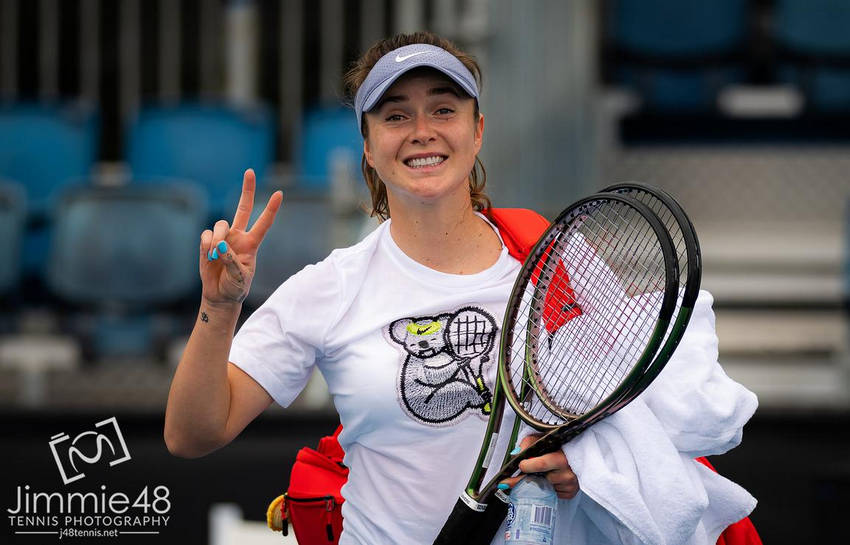 Свитолина провела тренировку на Australian Open (ФОТО)