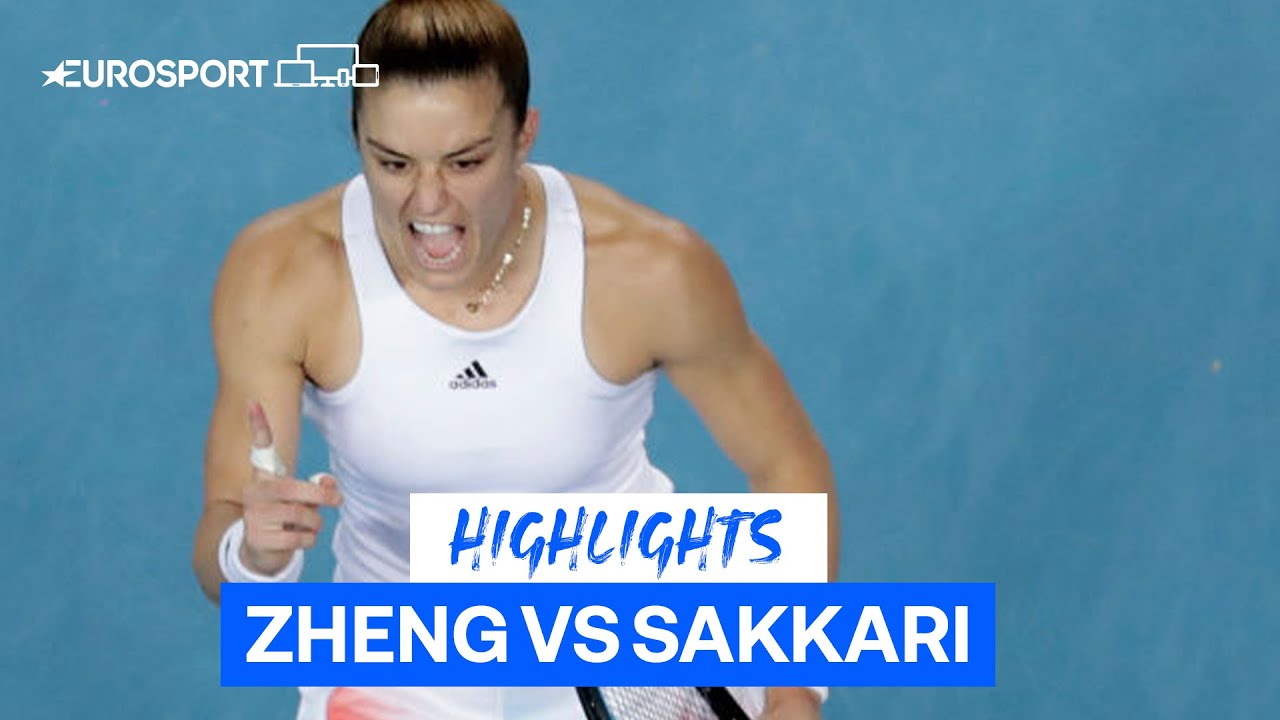 Обзор матча Мария Саккари - Чжэн Циньвэнь на Australian Open (ВИДЕО)