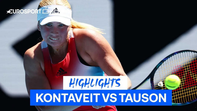 Обзор матча Клара Таусон - Анетт Контавейт на Australian Open (ВИДЕО)