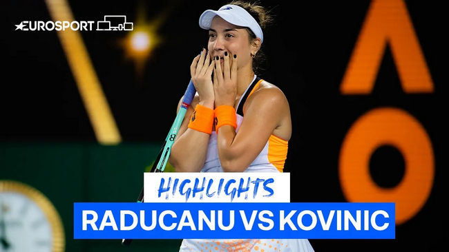 Обзор матча Данка Ковинич - Эмма Радукану на Australian Open (ВИДЕО)
