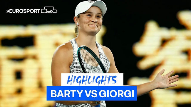 Обзор матча Эшли Барти - Камила Джорджи на Australian Open (ВИДЕО)