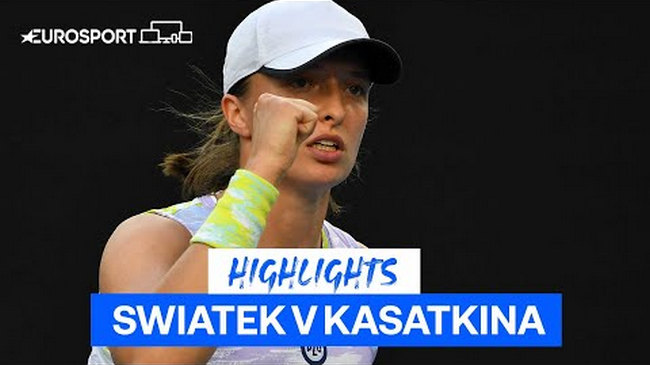 Обзор матча Ига Швёнтек - Дарья Касаткина на Australian Open (ВИДЕО)