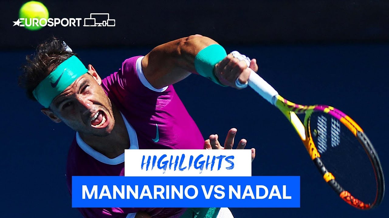 Обзор матча Рафаэль Надаль - Адриан Маннарино на Australian Open (ВИДЕО)