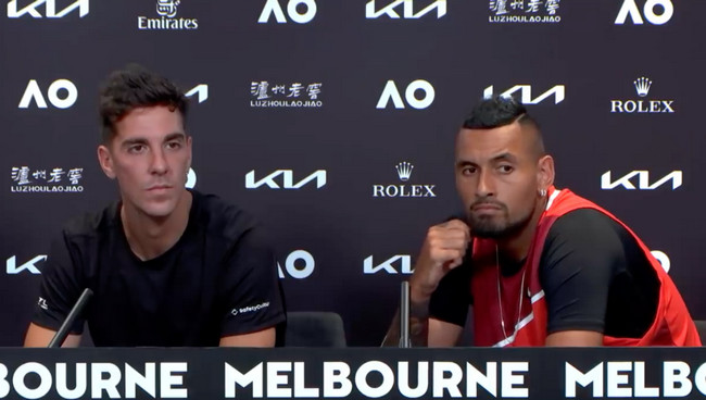 Ник Кириос: "Мне кажется, мы с Коккинакисом - фавориты парного Australian Open"