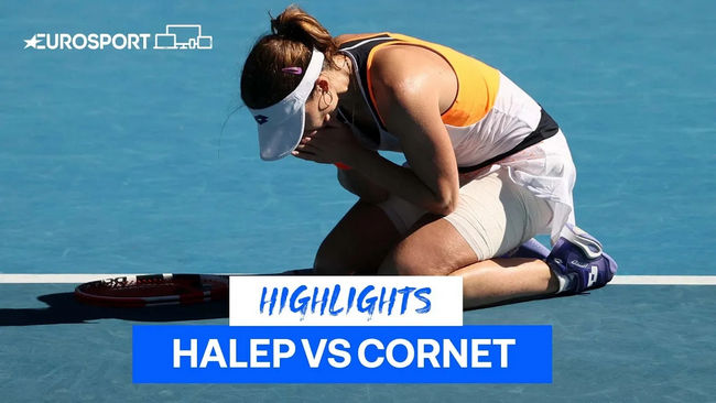 Обзор матча Ализе Корне - Симона Халеп на Australian Open (ВИДЕО)