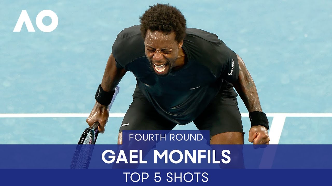 Лучшие удары Гаэля Монфиса в четвертом круге Australian Open (ВИДЕО)