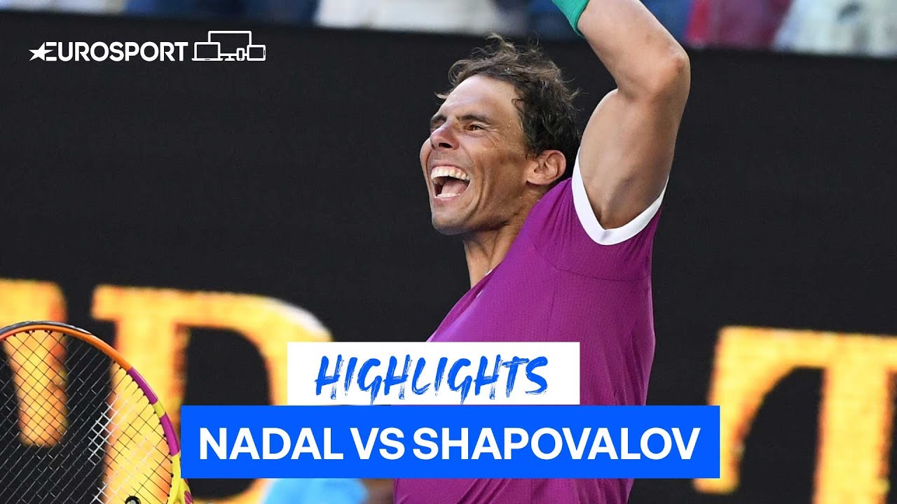 Обзор матча Рафаэль Надаль - Денис Шаповалов на Australian Open (ВИДЕО)