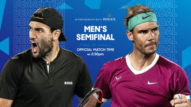 Обзор матча Маттео Берреттини - Рафаэль Надаль на Australian Open (ВИДЕО)